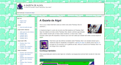 Desktop Screenshot of gazetadealgol.com.br