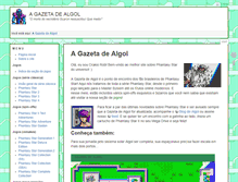 Tablet Screenshot of gazetadealgol.com.br